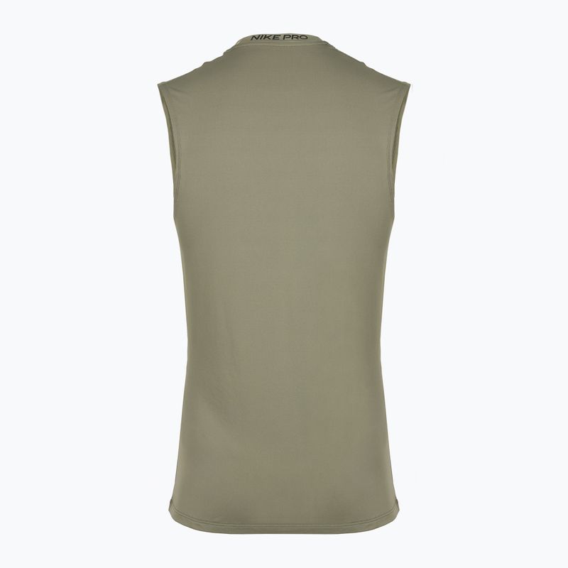Koszulka treningowa męska Nike Pro Dri-Fit Sleeveless Top light army/black 8