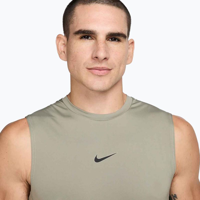 Koszulka treningowa męska Nike Pro Dri-Fit Sleeveless Top light army/black 4