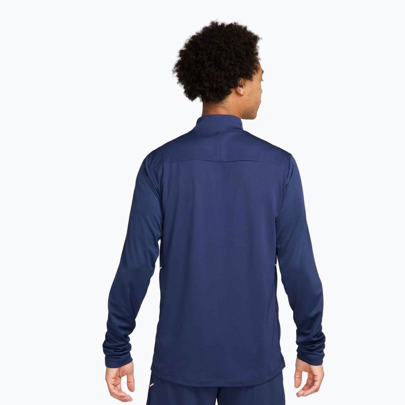 Longsleeve piłkarski męski Nike Academy Dri-Fit Drill Top midnight navy/midnight navy/white 3