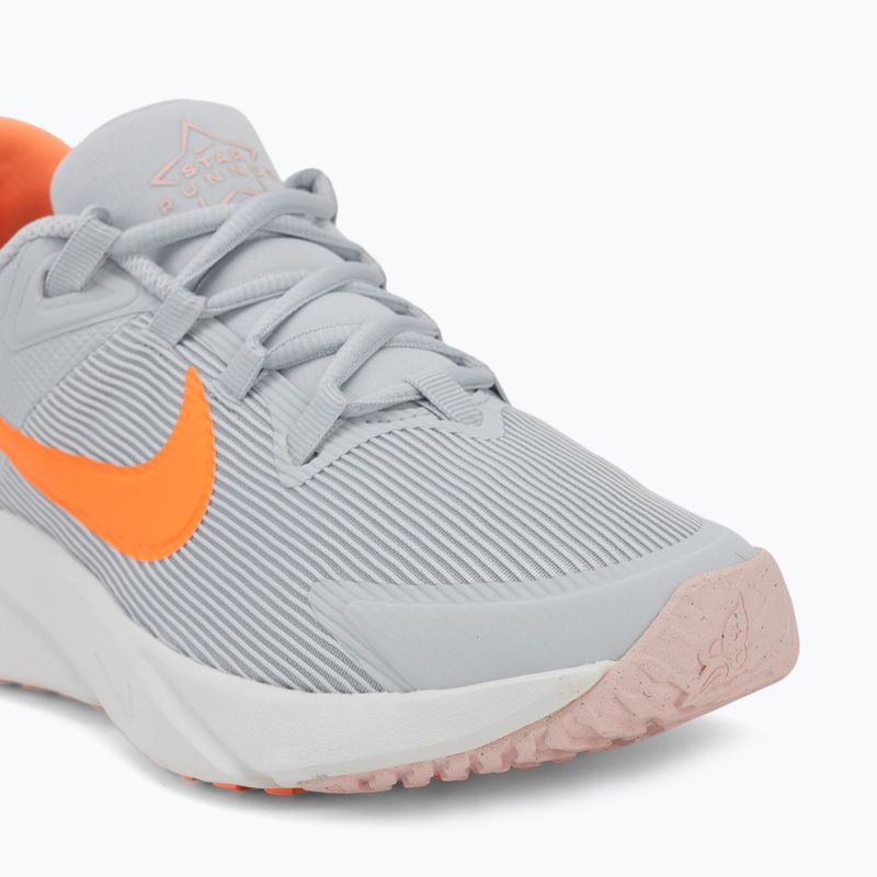 Buty do biegania dziecięce Nike Star Runner 4 pure platinum/echo pink/peach cream 7