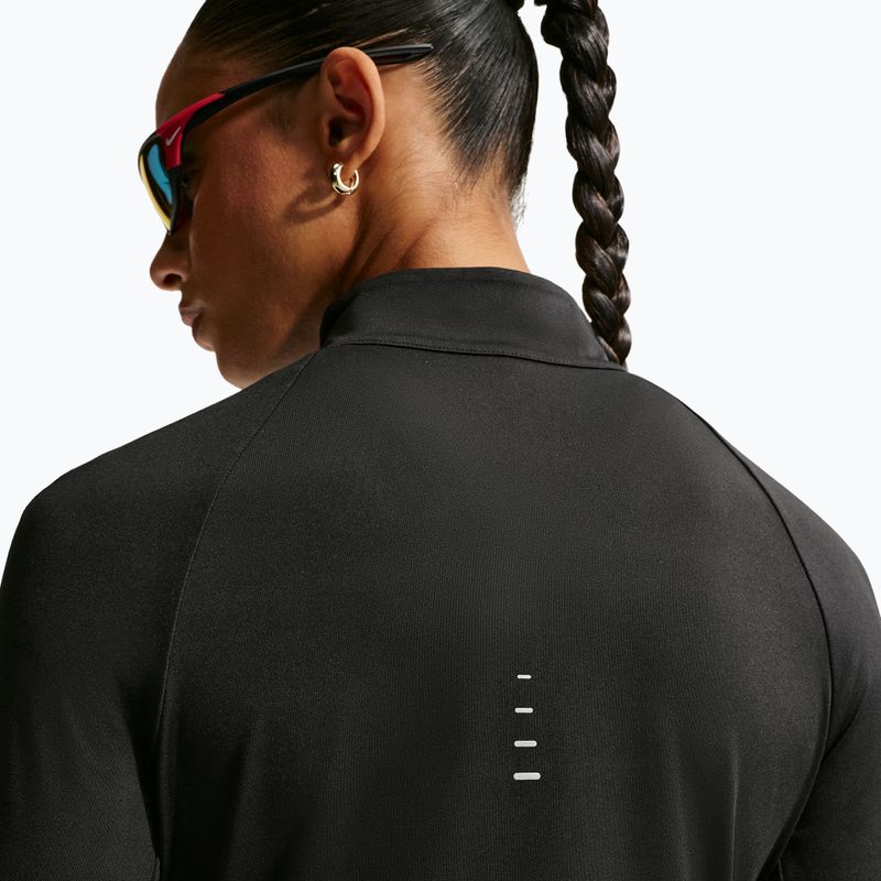 Bluza do biegania damska Nike Swift Dri-FIT UV 1/4-Zip black 5