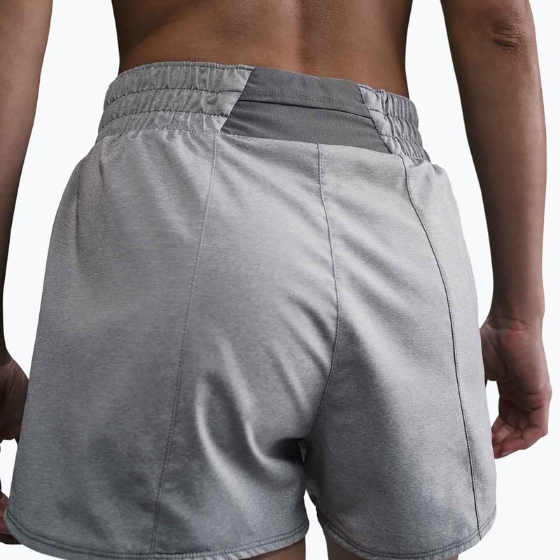 Spodenki damskie Nike One Dri-Fit High-Waisted 3" 2In1 smoke grey/heather 5