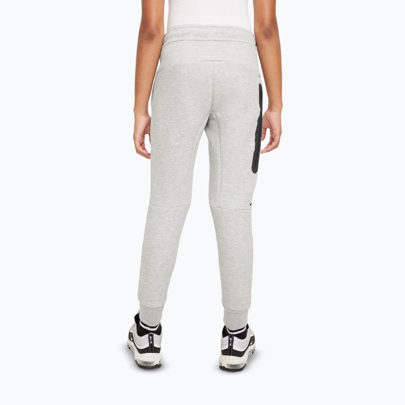 Spodnie dziecięce Nike Sportswear Tech Fleece dark grey heather/black/black 3