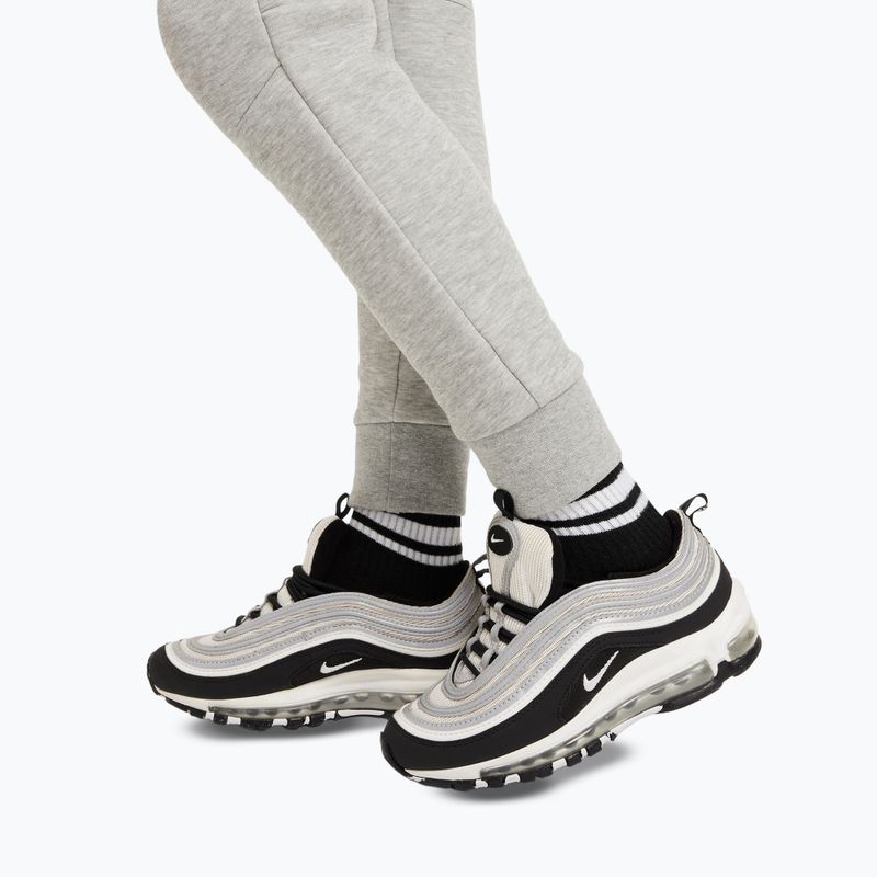 Spodnie dziecięce Nike Sportswear Tech Fleece dark grey heather/black/black 6