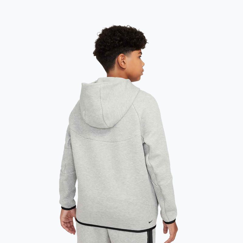 Bluza dziecięca Nike Sportswear Tech Fleece Full-Zip dark grey heather/black/black 3