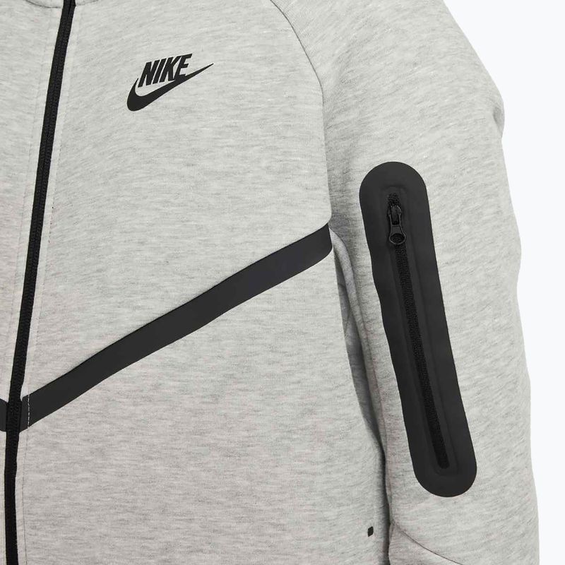 Bluza dziecięca Nike Sportswear Tech Fleece Full-Zip dark grey heather/black/black 6