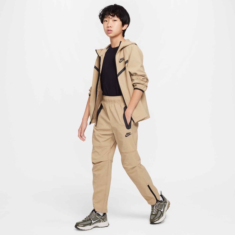 Kurtka dziecięca Nike Tech Woven parachute beige/parachute beige/black 2