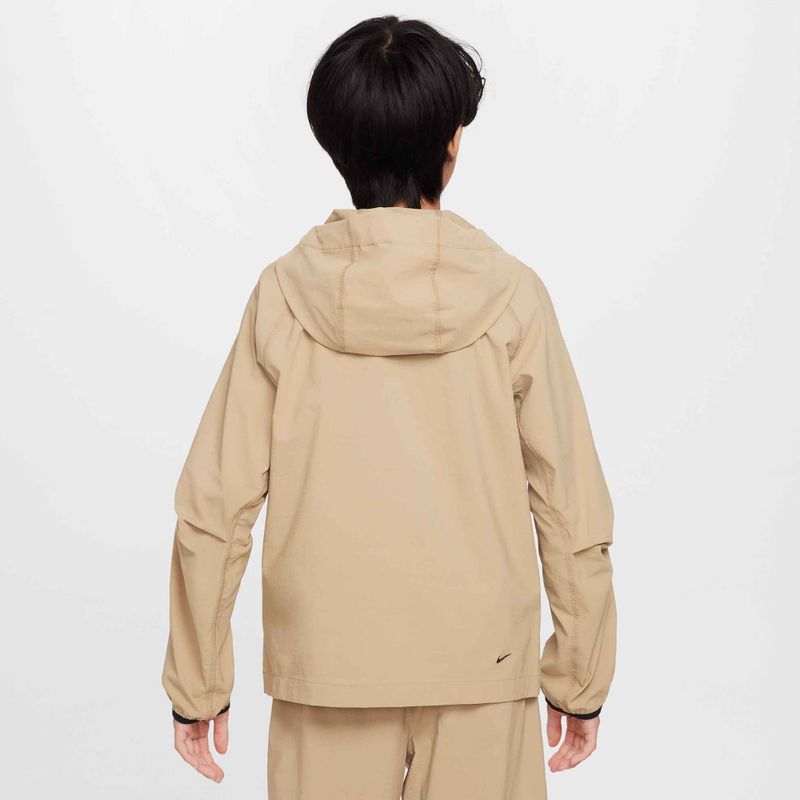 Kurtka dziecięca Nike Tech Woven parachute beige/parachute beige/black 3