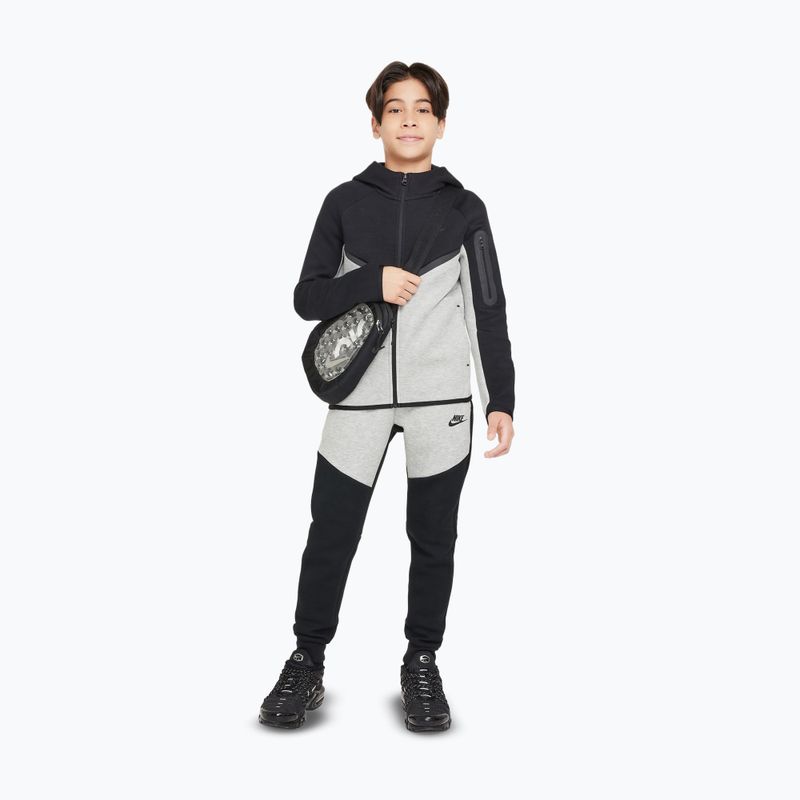 Bluza dziecięca Nike Sportswear Tech Fleece Full Zip dark grey heather/black/black/black 2