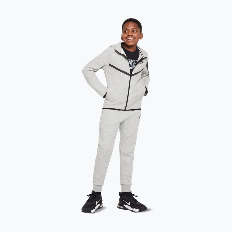 Bluza dziecięca Nike Sportswear Tech Fleece dark grey heather/black/black 2
