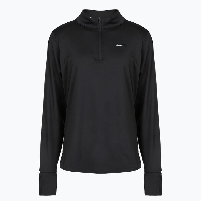 Longsleeve do biegania damski Nike Swift Dri-FIT UV 1/4-Zip Plus Size black 6
