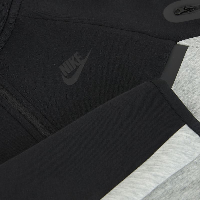 Bluza dziecięca Nike Sportswear Tech Fleece Full-Zip dark grey heather/black/black/black 9