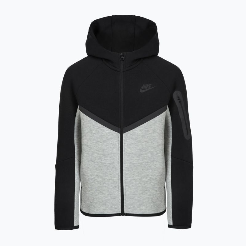 Bluza dziecięca Nike Sportswear Tech Fleece Full Zip dark grey heather/black/black/black 9