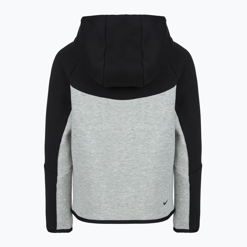 Bluza dziecięca Nike Sportswear Tech Fleece Full Zip dark grey heather/black/black/black 10