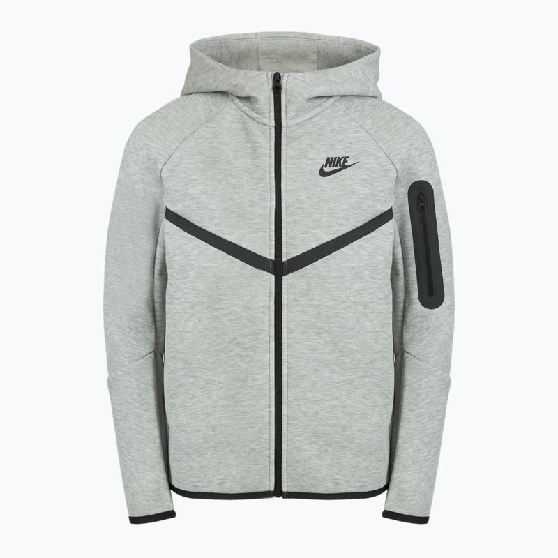 Bluza dziecięca Nike Sportswear Tech Fleece Full-Zip dark grey heather/black/black 9