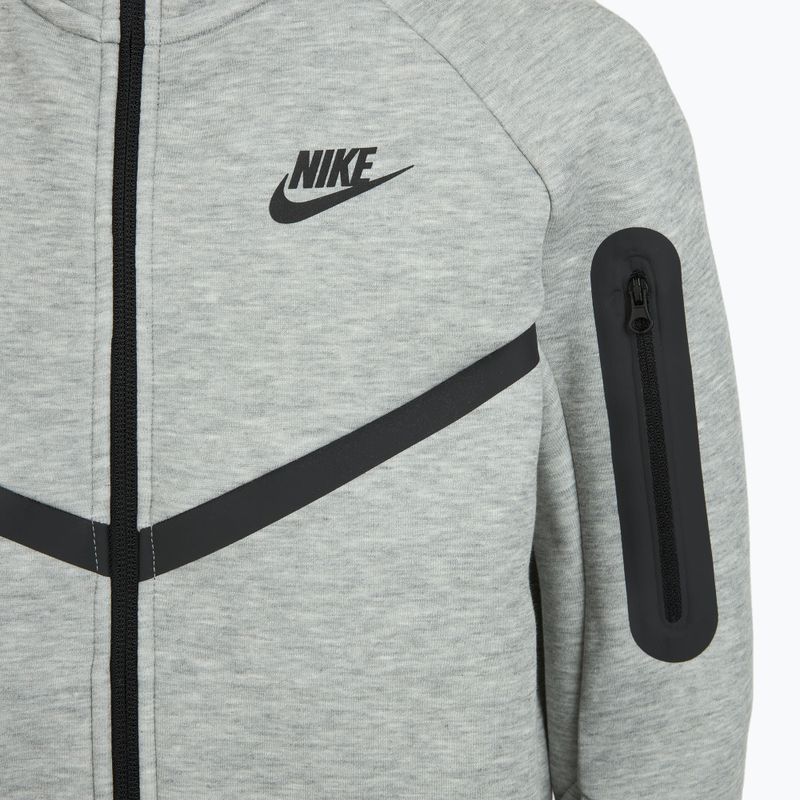 Bluza dziecięca Nike Sportswear Tech Fleece Full-Zip dark grey heather/black/black 11