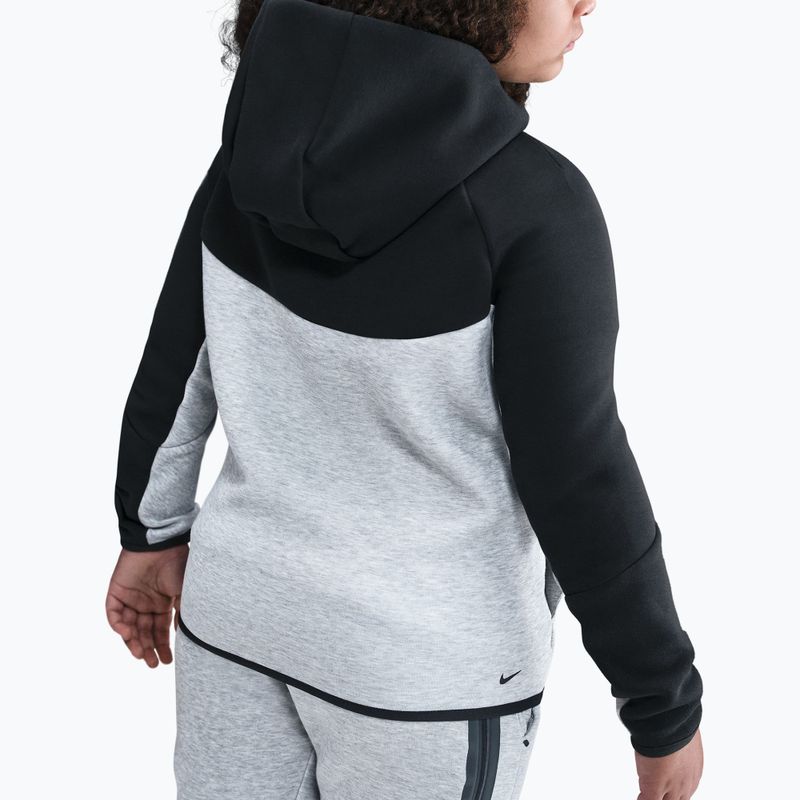 Bluza dziecięca Nike Sportswear Tech Fleece Full-Zip dark grey heather/black/black/black 5