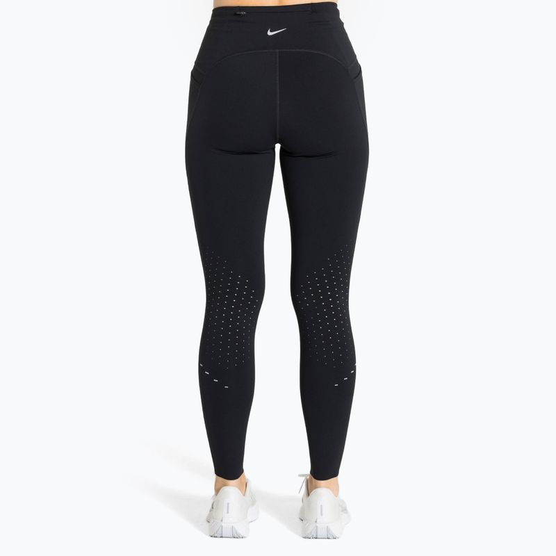 Legginsy do biegania damskie Nike Swift 7/8 black 2