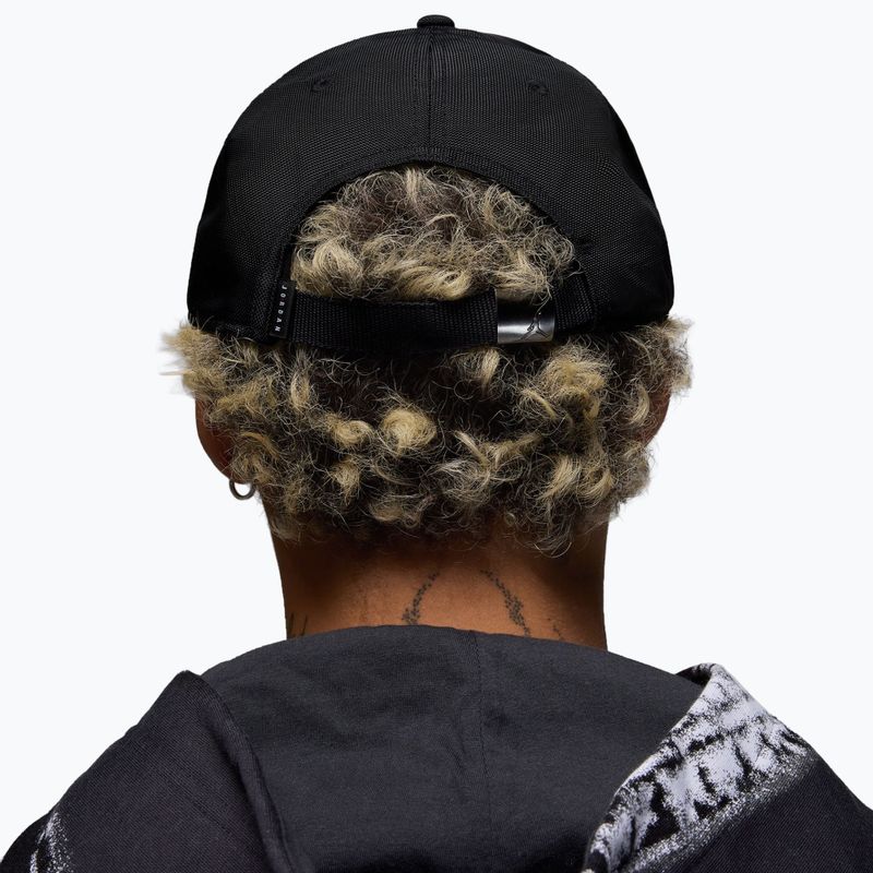 Czapka z daszkiem  Jordan Rise Structured Metal Jumpman black/R511 8
