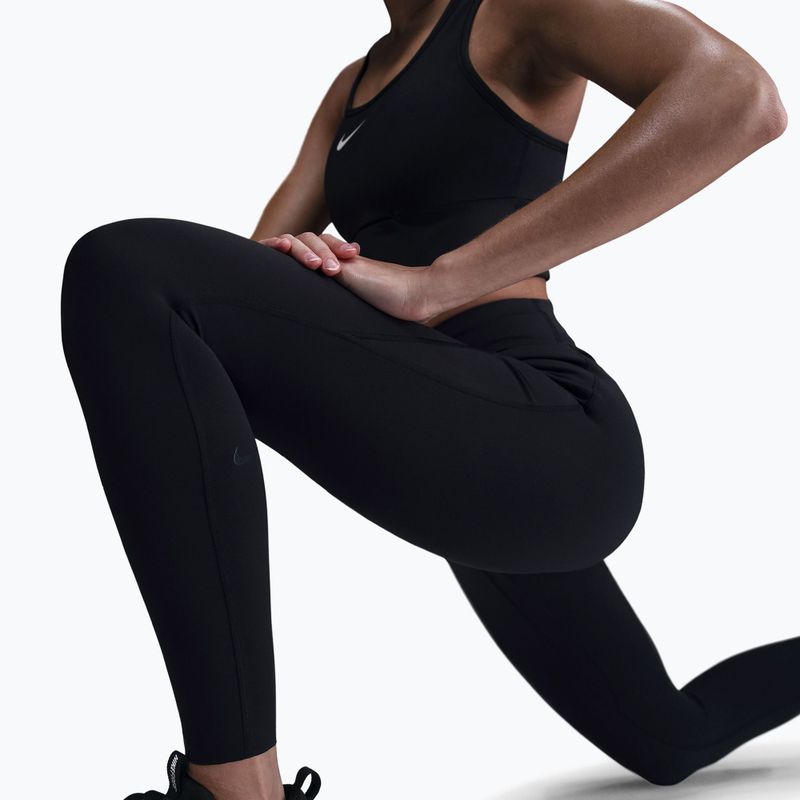 Legginsy treningowe damskie Nike Universa High-Waisted 7/8 black/anthracite/dark smoke grey 6