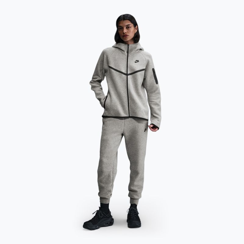 Bluza damska Nike Sportswear Tech Fleece Windrunner dark grey heather/black 2