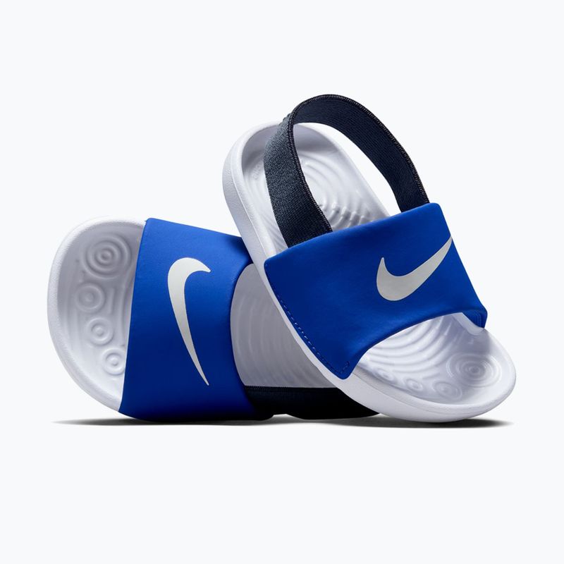 Klapki dziecięce Nike Kawa game royal/thunder blue/white/white 3