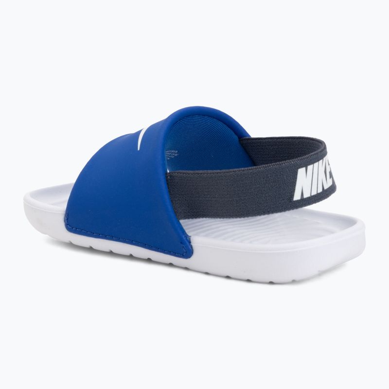 Klapki dziecięce Nike Kawa game royal/thunder blue/white/white 3