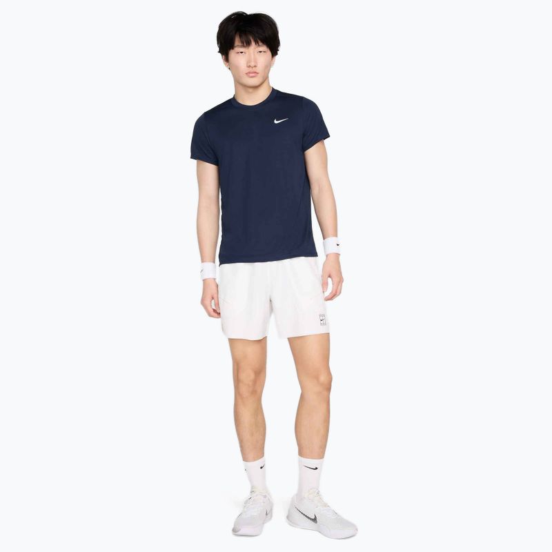 Koszulka tenisowa męska Nike Court Dri-Fit Victory obsidian/white 2