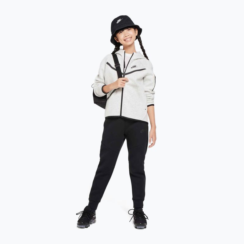 Bluza dziecięca Nike Sportswear Tech Fleece light grey/heather/black/black 2