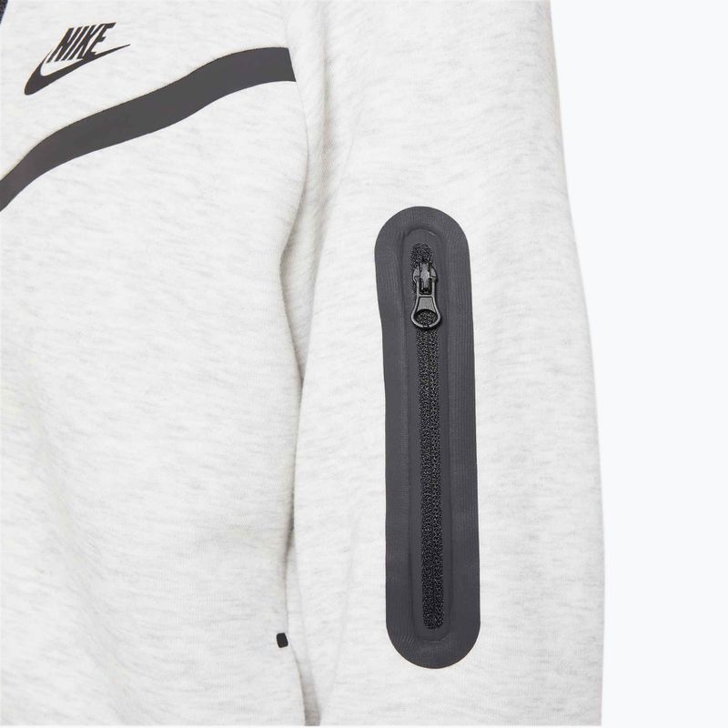 Bluza dziecięca Nike Sportswear Tech Fleece light grey/heather/black/black 6