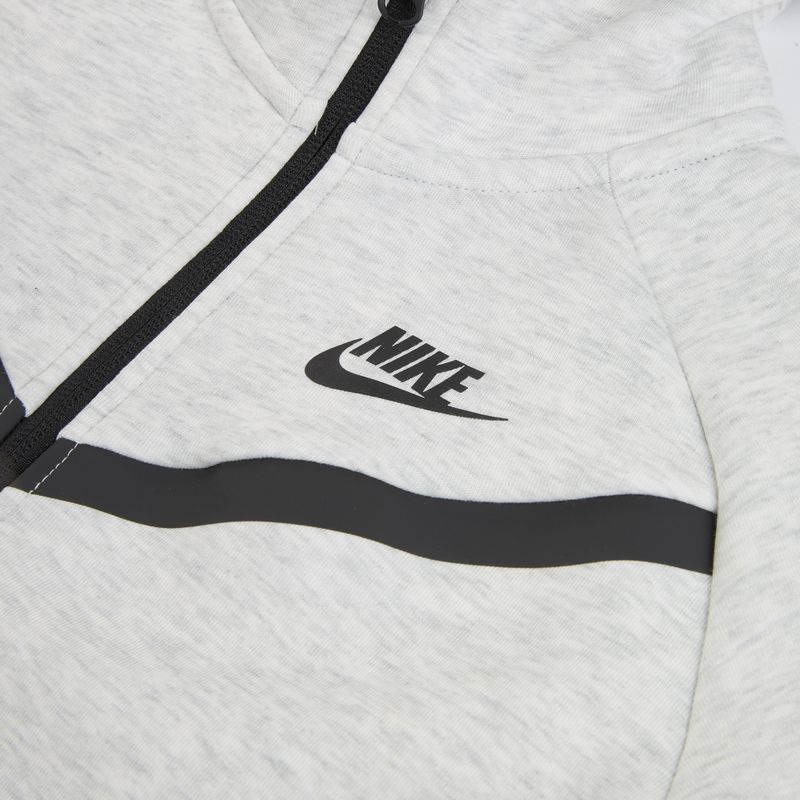 Bluza dziecięca Nike Sportswear Tech Fleece light grey/heather/black/black 3