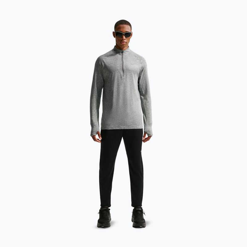 Bluza do biegania męska Nike Stride 1/4 Zip Dri-Fit smoke grey/heather 2