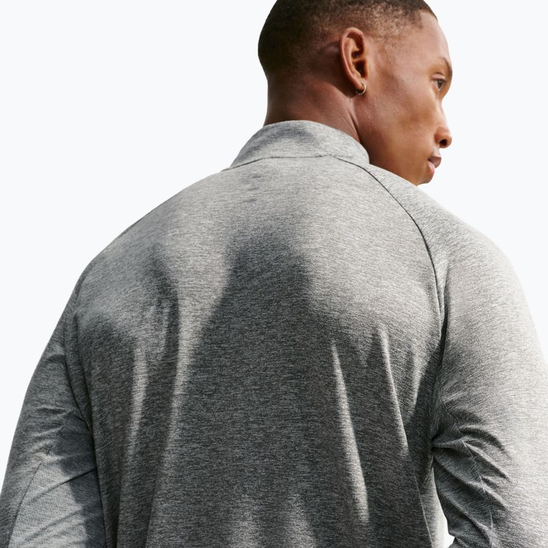 Bluza do biegania męska Nike Stride 1/4 Zip Dri-Fit smoke grey/heather 6