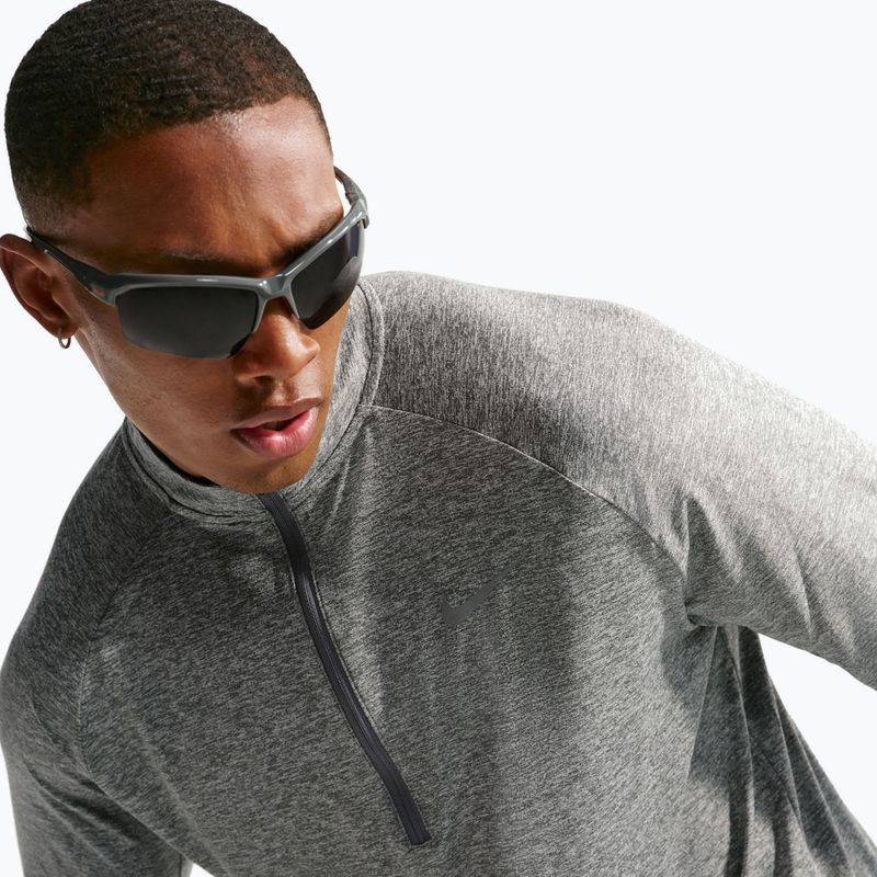 Bluza do biegania męska Nike Stride 1/4 Zip Dri-Fit smoke grey/heather 7