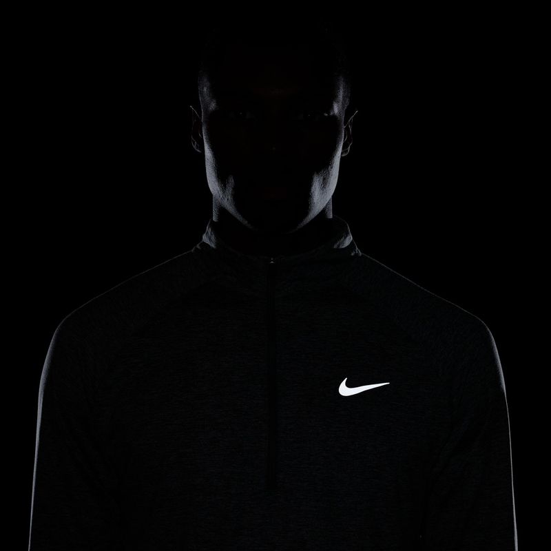 Bluza do biegania męska Nike Stride 1/4 Zip Dri-Fit smoke grey/heather 10