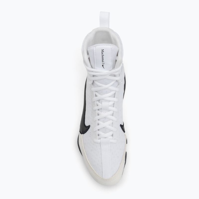 Buty bokserskie Nike Machomai 3 white/black 5