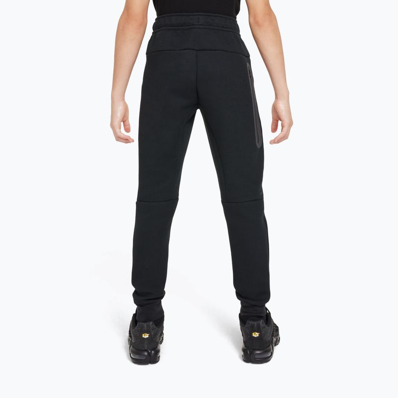 Spodnie dziecięce Nike Sportswear Tech Fleece black/dark grey heather/black/black 2