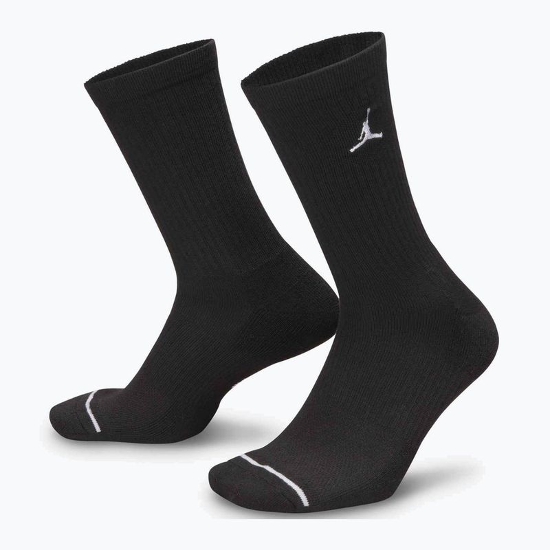 Skarpety Nike Jordan Everyday Cushioned Crew 6 par black/white 4