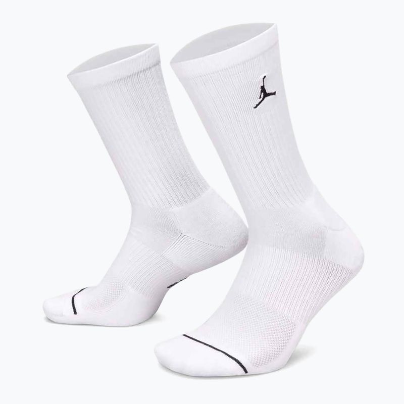 Skarpety Nike Jordan Everyday Cushioned Crew 6 par white/black 3