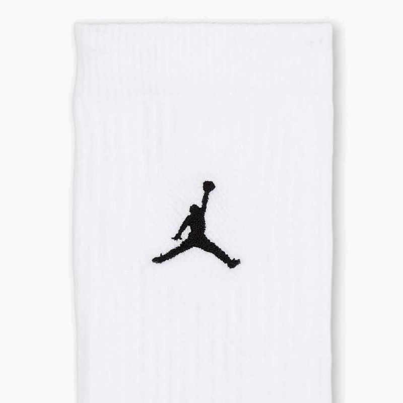 Skarpety Jordan Everyday Cushioned Crew 6 par white/black 4