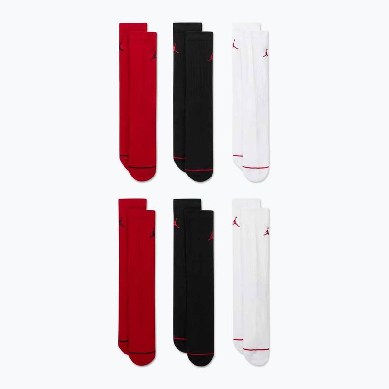 Skarpety Jordan Everyday Cushioned Crew 6 par multicolor