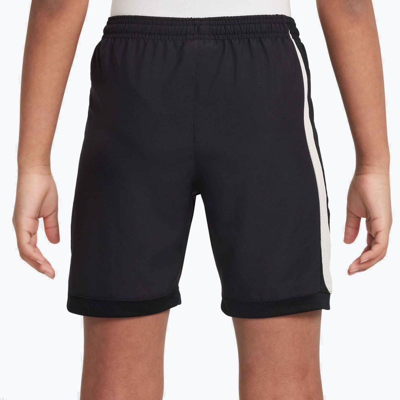 Spodenki piłkarskie dziecięce Nike Academy Dri-Fit Jr black/black/pale ivory/ pale ivory 2