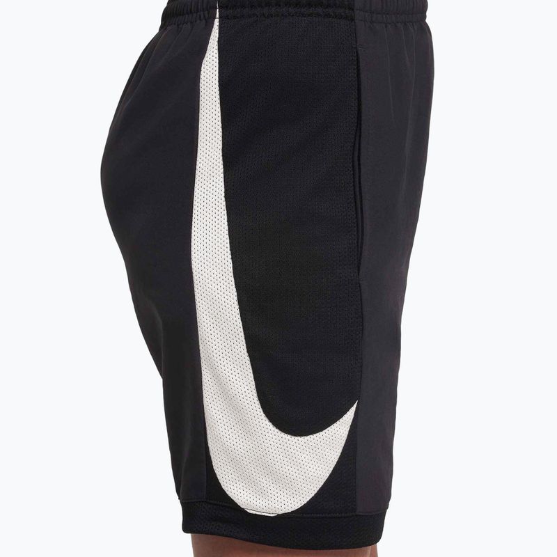 Spodenki piłkarskie dziecięce Nike Academy Dri-Fit Jr black/black/pale ivory/ pale ivory 3