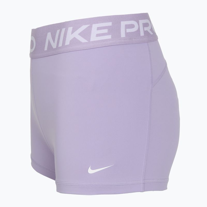 Spodenki damskie Nike Pro 365 3" lilac ice/white 3