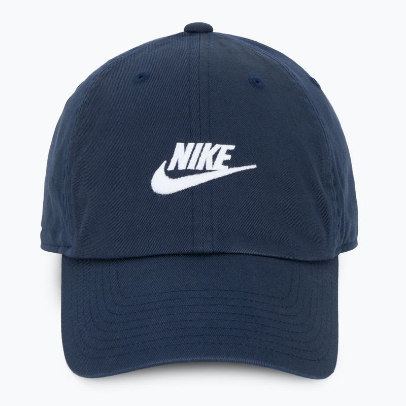 Czapka z daszkiem Nike Club Unstructured Futura Wash obsidian/white 2