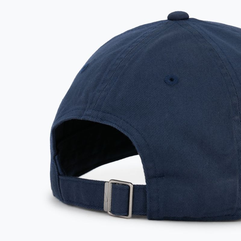 Czapka z daszkiem Nike Club Unstructured Futura Wash obsidian/white 4