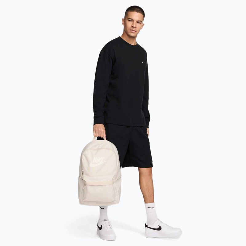 Plecak Nike Heritage 25 l light orewood brn/summit white 7