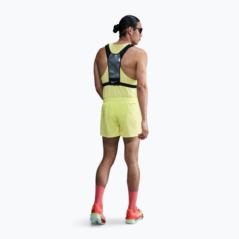 Spodenki do biegania męskie Nike Fast Dri-Fit Brief Lined 3" light lemon twist/black 3