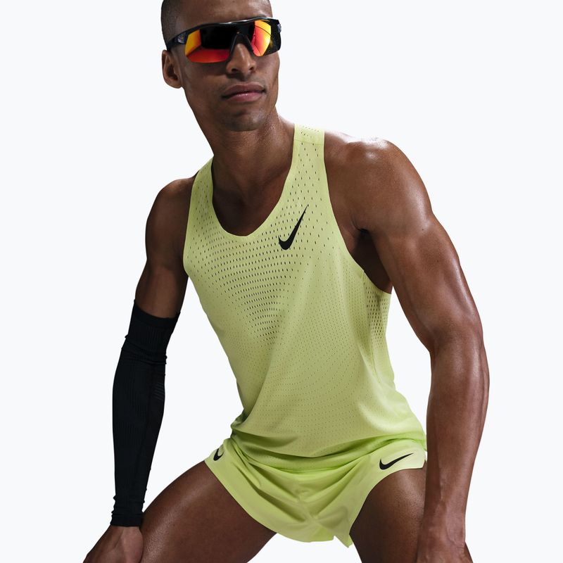 Koszulka do biegania męska Nike AeroSwift Dri-Fit ADV light lemon twist/black 6