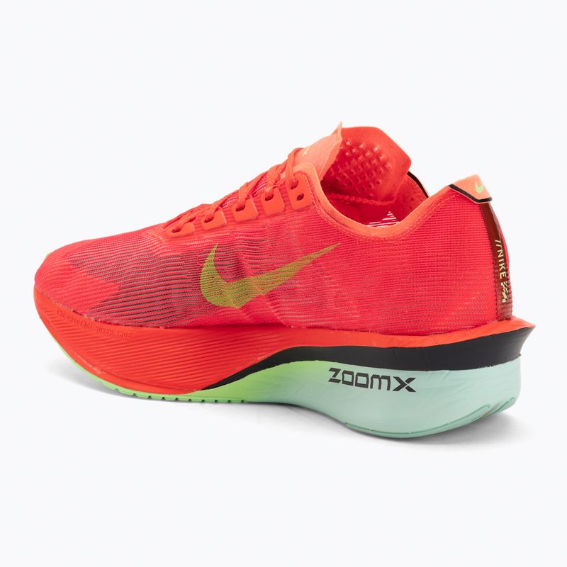 Buty do biegania damskie Nike Vaporfly 4 bright crimson/lime blast/mint foam 3